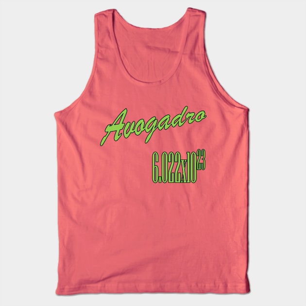 Avogadro's Number Baseball Jersey Tank Top by IORS